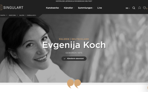 Singulart präsentiert: Evgenija Koch